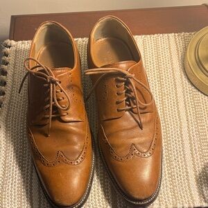 Cole Haan Men's Warren Wing Tip Oxford Style C20322 British Tan Size 10